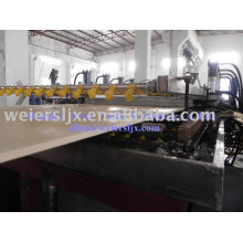 WPC plate extrusion line